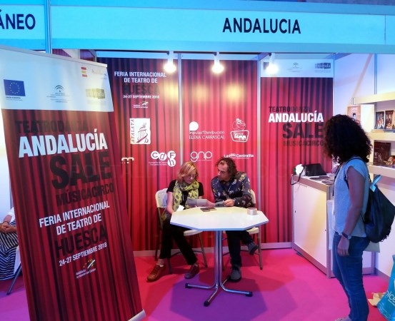 EMPRESAS ANDALUZAS PRESENTAN SU OFERTA ARTÍSTICA EN LA FERIA DE TEATRO Y DANZA DE HUESCA DE LA MANO DE EXTENDA