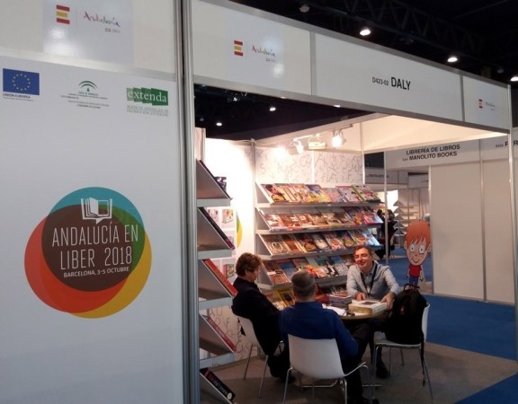 UNA DECENA DE EDITORIALES ANDALUZAS PARTICIPAN EN LA FERIA INTERNACIONAL DEL LIBRO-LIBER EN BARCELONA DE LA MANO DE EXTENDA