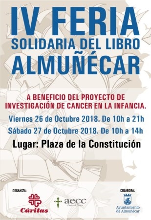 La Cáritas Parroquial de Almuñécar celebra hoy y mañana la IV Feria Benéfica del Libro Usado