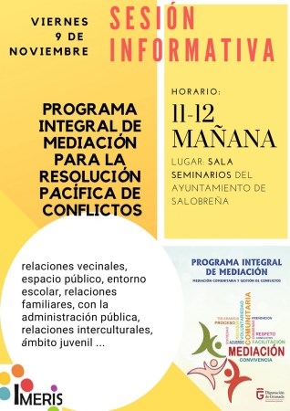 Salobreña acoge una sesión informativa del Programa de Mediación de la Diputación
