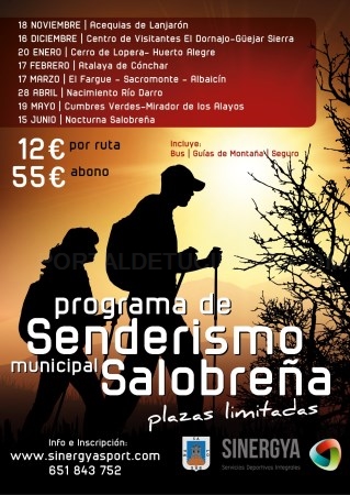 Nueva edición del Programa Municipal de Senderismo de Salobreña