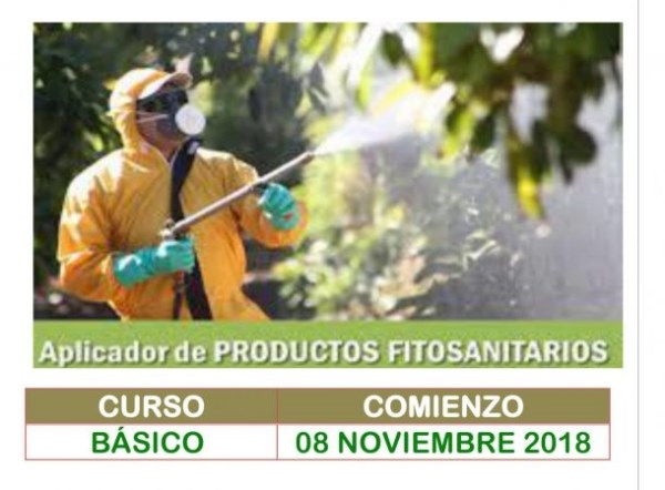 Arranca hoy en Almuñécar un curso para la obtención del carné fitosanitario