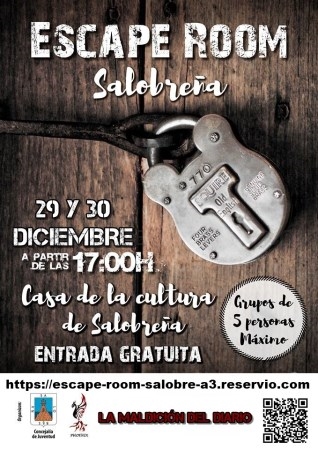 “LA MALDICIÓN DEL DIARIO”, NUEVA EDICIÓN DE ESCAPE ROOM EN SALOBREÑA