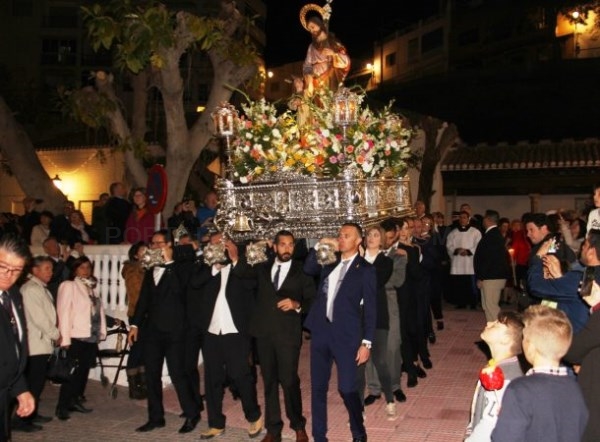 La lluvia tomó protagonismo en La Herradura durante la procesión del patrón San José