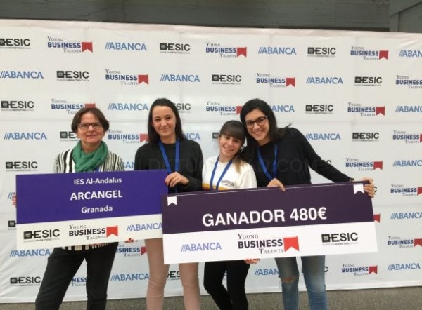 Un equipo de alumnas del IES Al Andalus galardonadas en la final del Young Business Talents