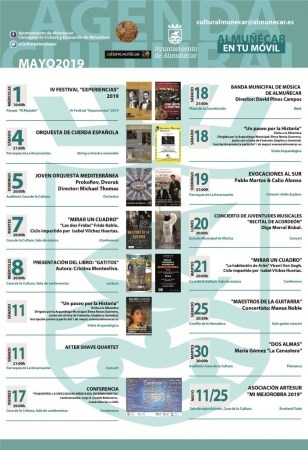 AGENDA CULTURAL ALMUÑECAR MES MAYO 2019