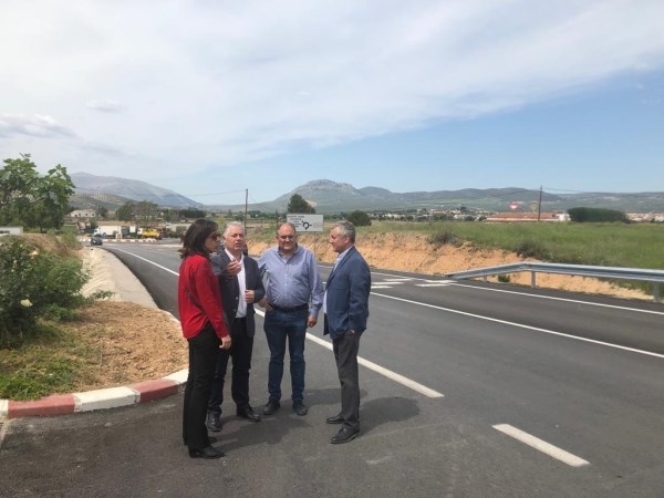 Diputación mejora la carretera de acceso a Huétor Tájar