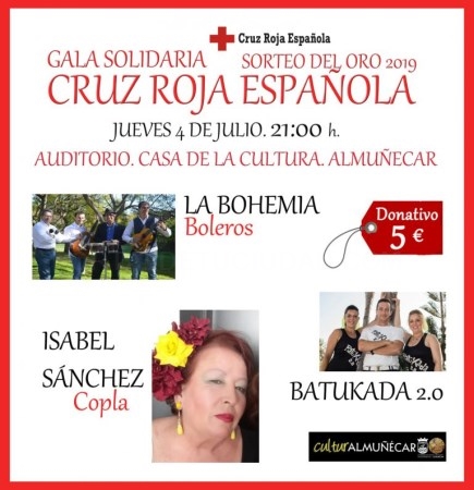 Cruz Roja Española celebrará el 4 de julio una gala solidaria en Almuñécar