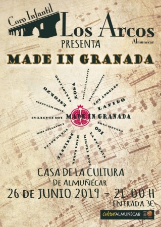 El Coro Infantil “Los Arcos” de Almuñécar ofrece este miércoles un concierto “Made in Granada”