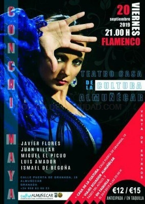 La bailaora Conchi Maya se presenta este viernes en Almuñécar