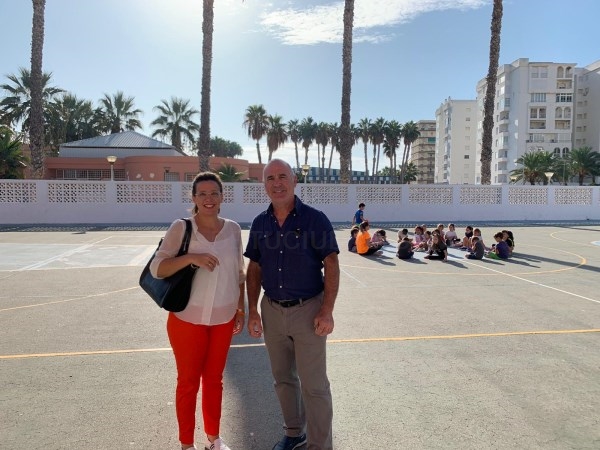 El Ayuntamiento de Almuñécar finaliza la puesta a punto de todos los colegios en La Noria