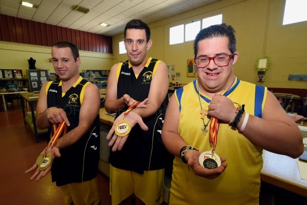 Tres usuarios del Centro Ocupacional Reina Sofía se proclaman ganadores del Campeonato de España de Baloncesto FEDDI 2019