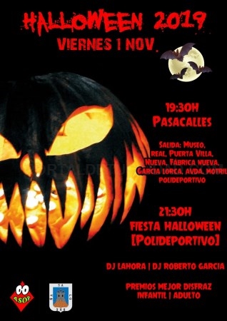 Salobreña celebra el próximo día 1 de noviembre su primera fiesta de Halloween