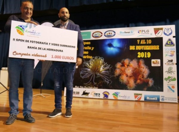 Rafael Fernández Esteban y Montse Vega ganan el primer premio del II Open de Fotografía y Vídeo Submarino “Bahía de La Herradura 2019”