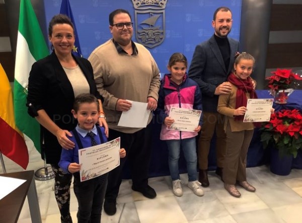 Un dibujo de Victoria Guidet Jerónimo gana el III Concurso de Postales Navideñas Almuñécar