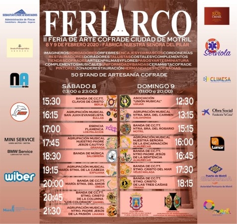 La edición 2020 de Feriarco capitaliza este fin de semana en Motril el interés del mundo cofrade andaluz