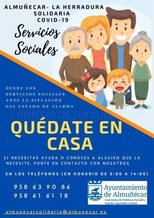 El Ayuntamiento de Almuñécar lanza una nueva campaña para recordar a todos los vecinos: que se queden en casa