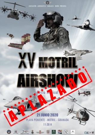 Aplazada la XV edición 2020 del Festival Aéreo Internacional de Motril hasta finales del mes de septiembre