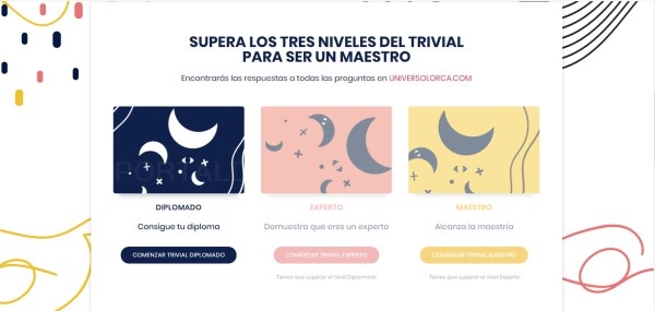 Universo Lorca estrena un juego ‘trivial’ sobre la vida y la obra de Federico