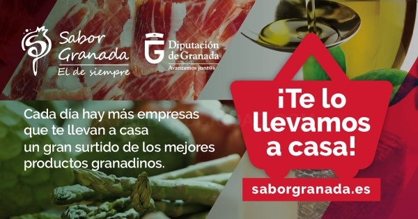 “Te lo llevamos a casa”: Sabor Granada promociona el servicio de reparto a domicilio de sus productos