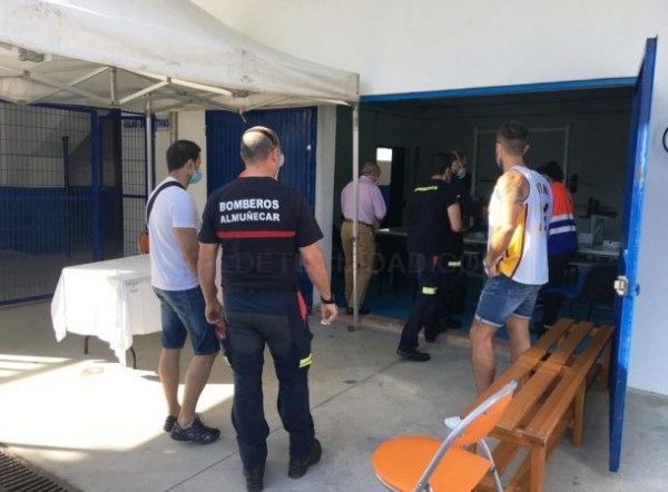 El SAS ha realizado pruebas de diagnostico del Covid-19 a la Policía Local y Bomberos sexitanos