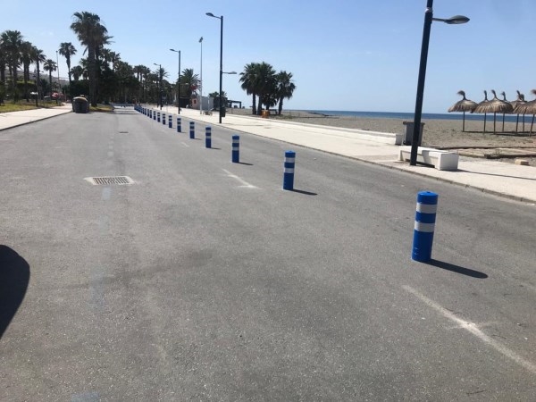 Un carril del paseo marítimo se abrirá al tráfico y el otro se mantendrá para que los peatones circulen manteniendo la distancia de seguridad