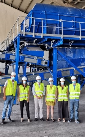 Diputación instalará en la Planta de Alhendín un innovador sistema de reciclaje de muebles y enseres de gran tamaño
