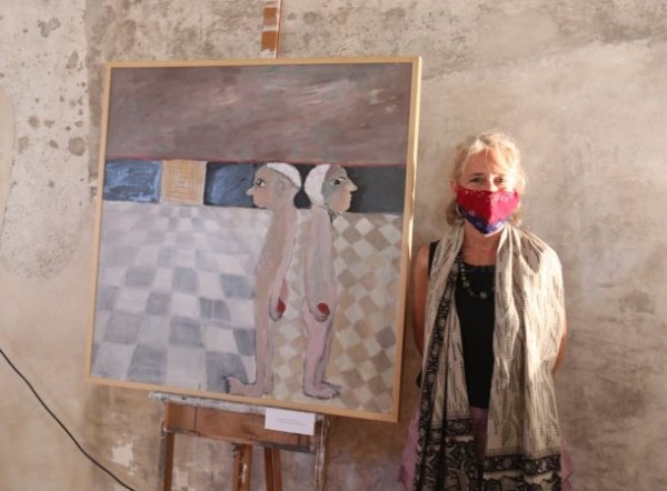 Inaugurada la exposición póstuma de Helga Dietrich en el Castillo de La Herradura