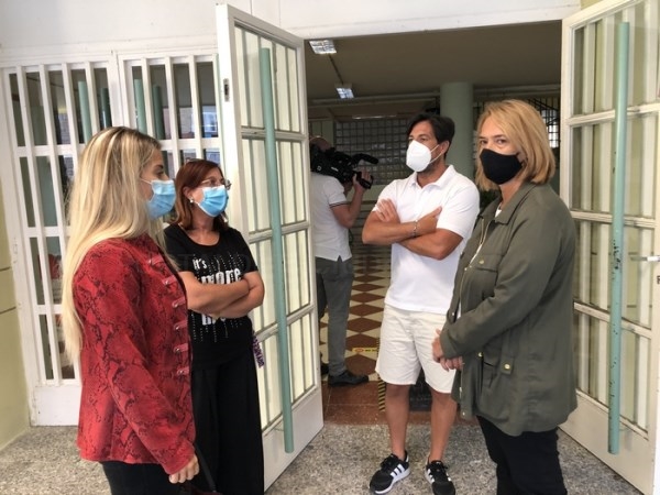 Motril inaugura el curso escolar  con la salud y seguridad de alumnos  y maestros como única prioridad