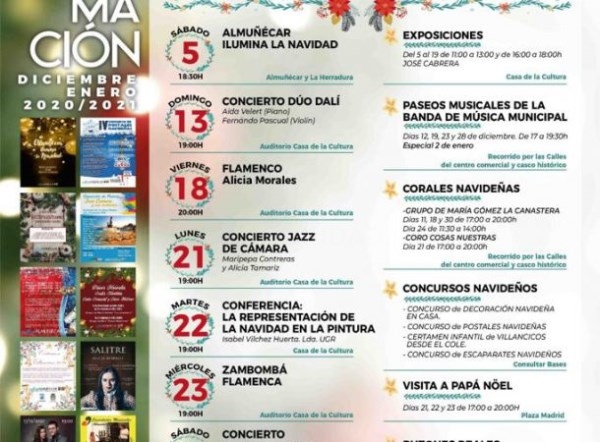 La música destaca en la agenda cultural de diciembre en Almuñécar