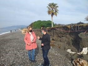 El Gobierno Local pide la declaración de urgencia de las escolleras para las defensa de las playas de Motril