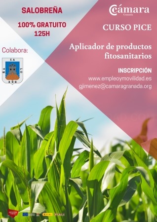 Ayuntamiento de Salobreña y Cámara de Comercio de Granada ofertan un nuevo curso gratuito de ‘Aplicador de Productos Fitosanitarios’