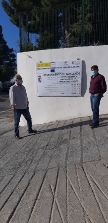 Gualchos acoge la construcción de un aula para talleres sociales que se enmarca en las actuaciones del PFEA