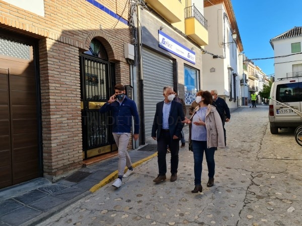 Diputación invierte 250.000 euros en la mejora de calles y espacios públicos de Huétor Santillán