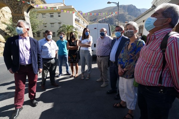 Diputación mejora la seguridad en la carretera que une Güéjar Sierra y Pinos Genil con actuaciones en taludes para evitar desprendimientos