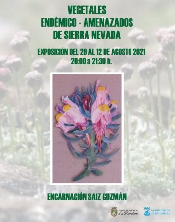 Encarnación Saiz Guzmán expone en La Herradura una muestra de pintura sobre “Vegetales endémicos amenazados de Sierra Nevada”