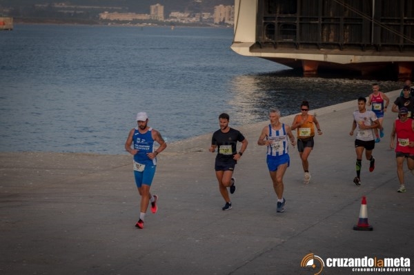 EL C. ATLETISMO ALMUÑÉCAR EN LOS 10 KM PUERTO DE MOTRIL.