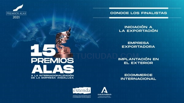 Elegidas las 31 finalistas provinciales de los Premios Alas a la Internacionalización de la Empresa Andaluza que organiza Extenda