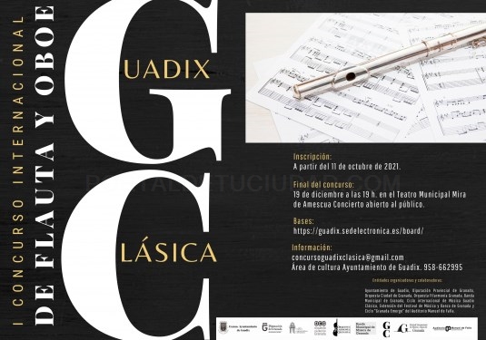 Arranca el el primer concurso internacional de Flauta y Oboe del Ciclo internacional de Música Guadix Clásica