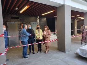 Las obras de modernización y eficiencia energética del Mercado Municipal entran en su recta final