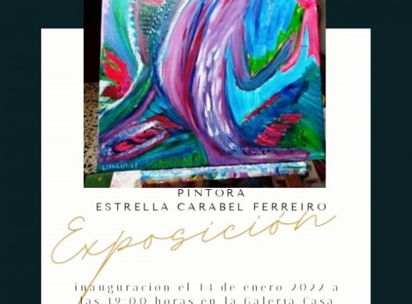 La pintora gallega Estrella Carabel Ferreiro inaugura hoy una exposición en la Casa de Cultura de Almuñécar