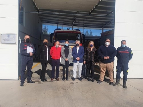 Diputación incrementa un 5,3% la aportación destinada a gastos generales del Parque de Bomberos de Almuñécar