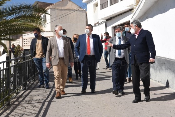 Diputación inaugura las obras de ampliación y mejora de la plaza San Sebastián de Quéntar
