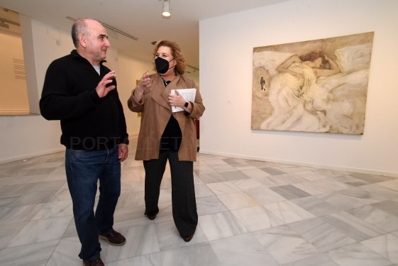 “Vida entre amigos”: el círculo íntimo del pintor cede sus obras privadas para una inédita antología en Condes de Gabia