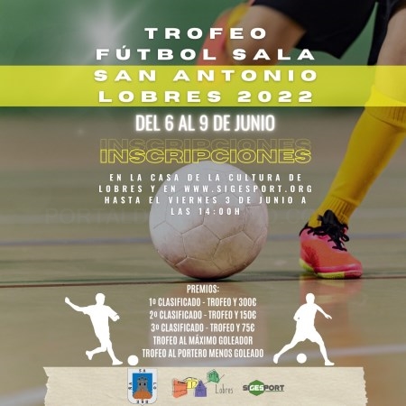Lobres organiza el tradicional Trofeo de Fútbol con motivo de la celebración de las fiestas de San Antonio