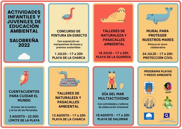 El Ayuntamiento presenta el programa de actividades de educación ambiental infantil y juvenil  para este verano en las playas de la Villa