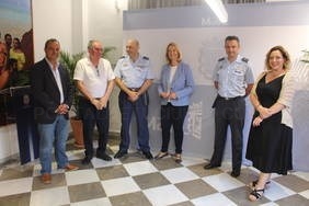 El Gobierno de Motril recibe al próximo comandante jefe del EVA 9