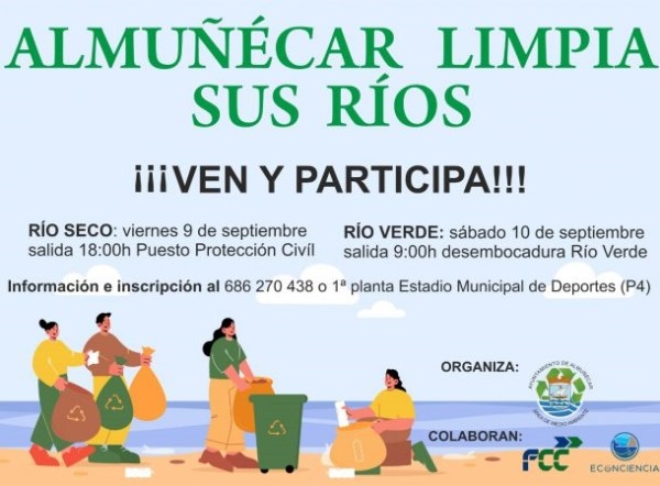 Almuñécar prepara una campaña popular de limpieza de sus ríos