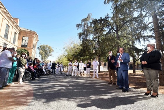 Diputación homenajea a los trabajadores de los Centros Sociales por su labor contra la pandemia