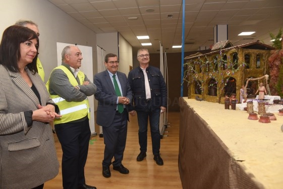 Visita al Belén de Banco de Alimentos de Granada